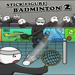 Stick Figure Badminton 2